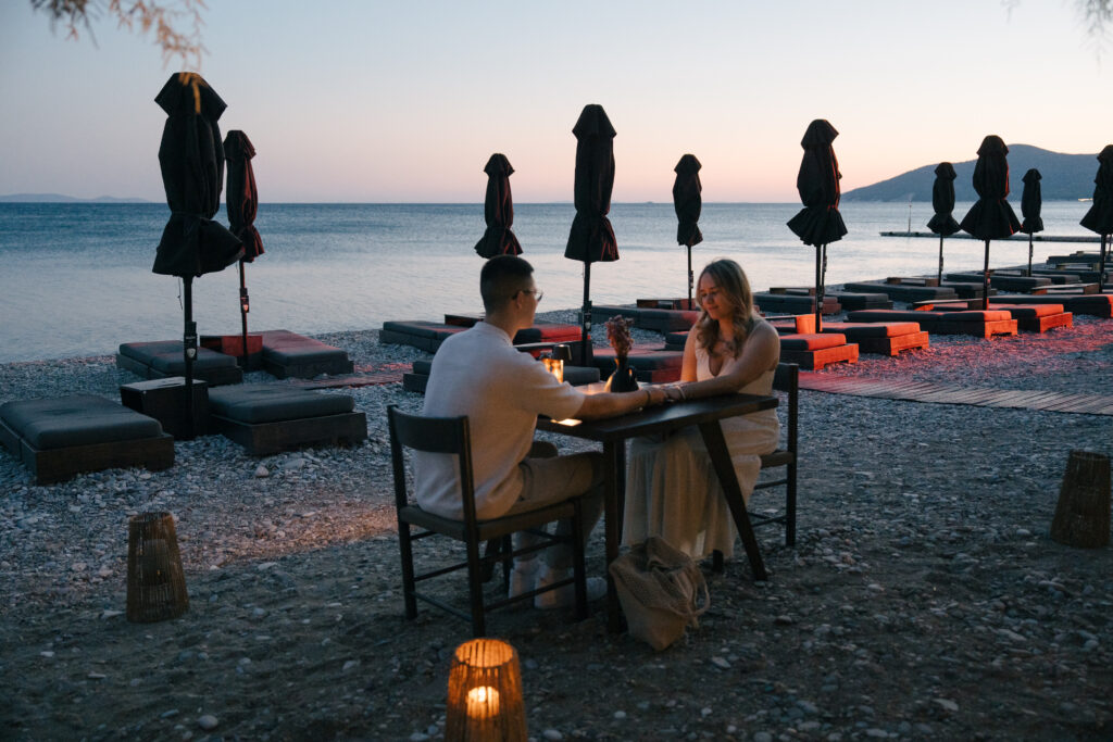 Samos surprise proposal photographer Greece