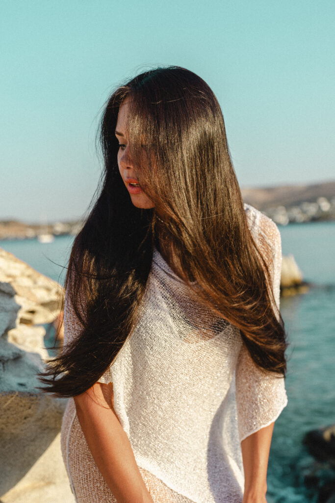 Greece photographer Silia Eleftheriadou beach photoshoot