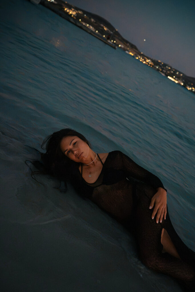 Greece photographer Silia Eleftheriadou beach photoshoot